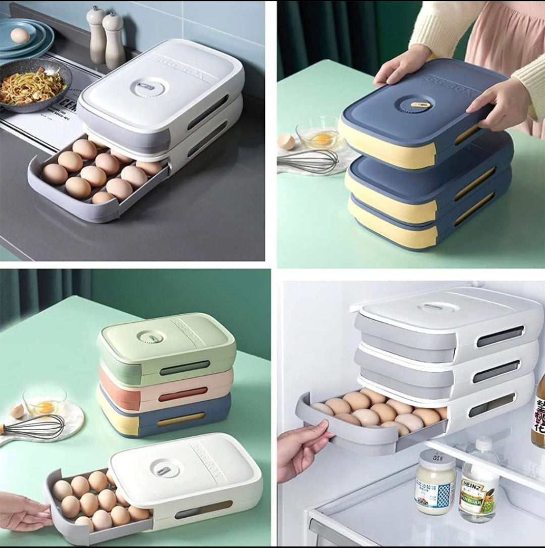 Egg Storage Drawer Box Home & Kitchen